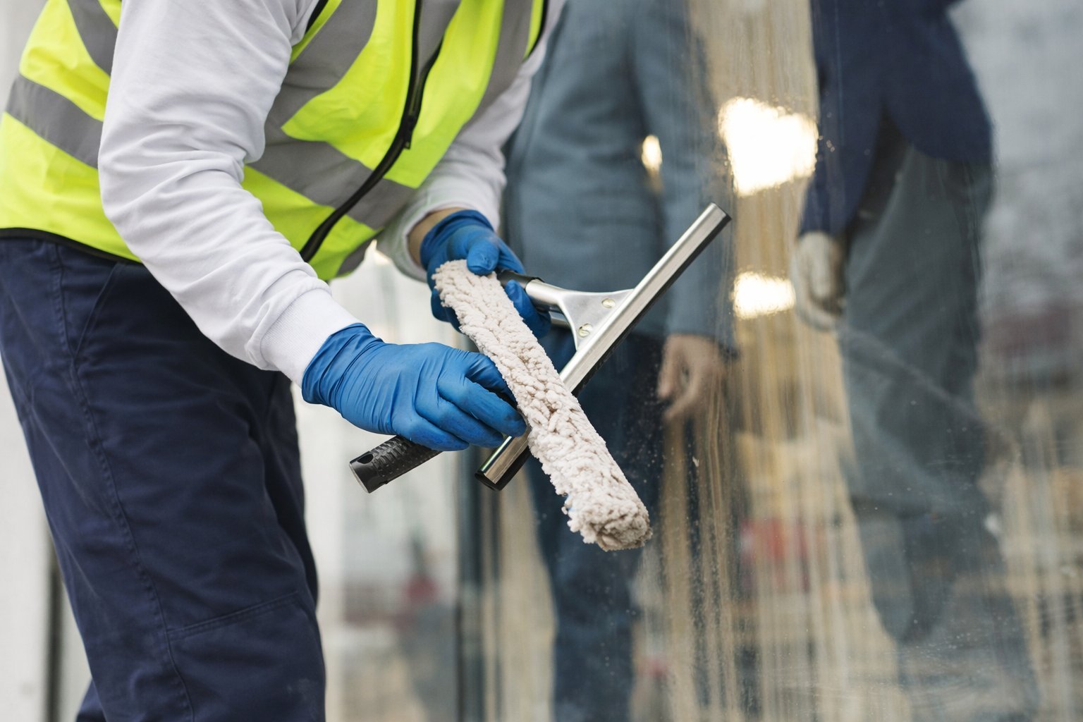 Nettoyage vitrine et façade commerciale — Activity Group